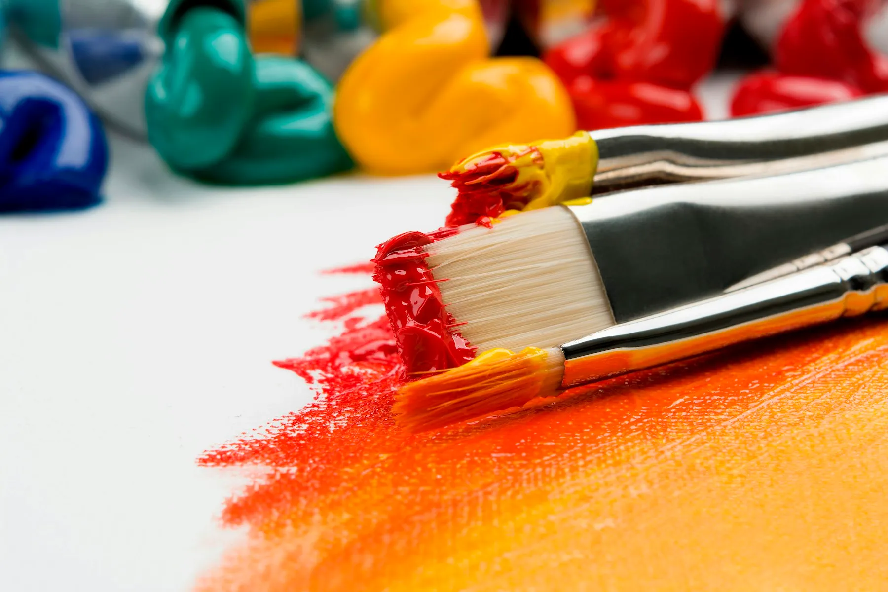 Le plan de travail du Content Studio, matériel en place